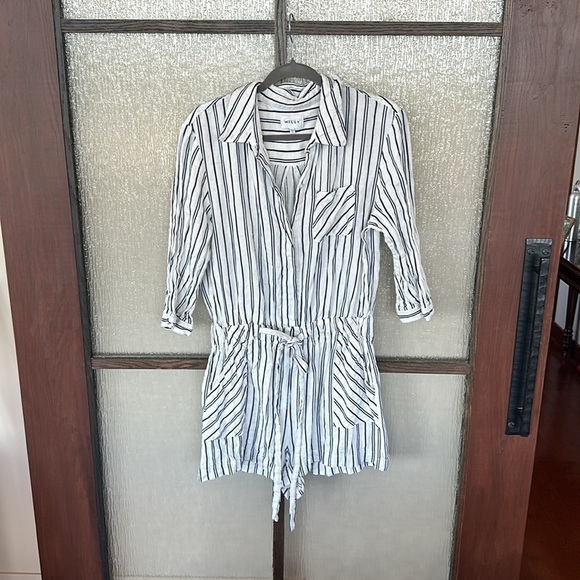 Milly ADD TO HEARTS
Striped Charlie Romper size large - Picture 6 of 12